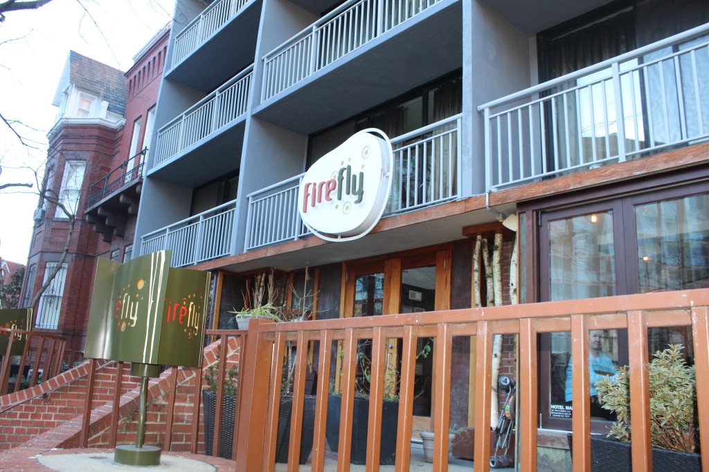 The Firefly Restaurant located inside Hotel Madera DC
