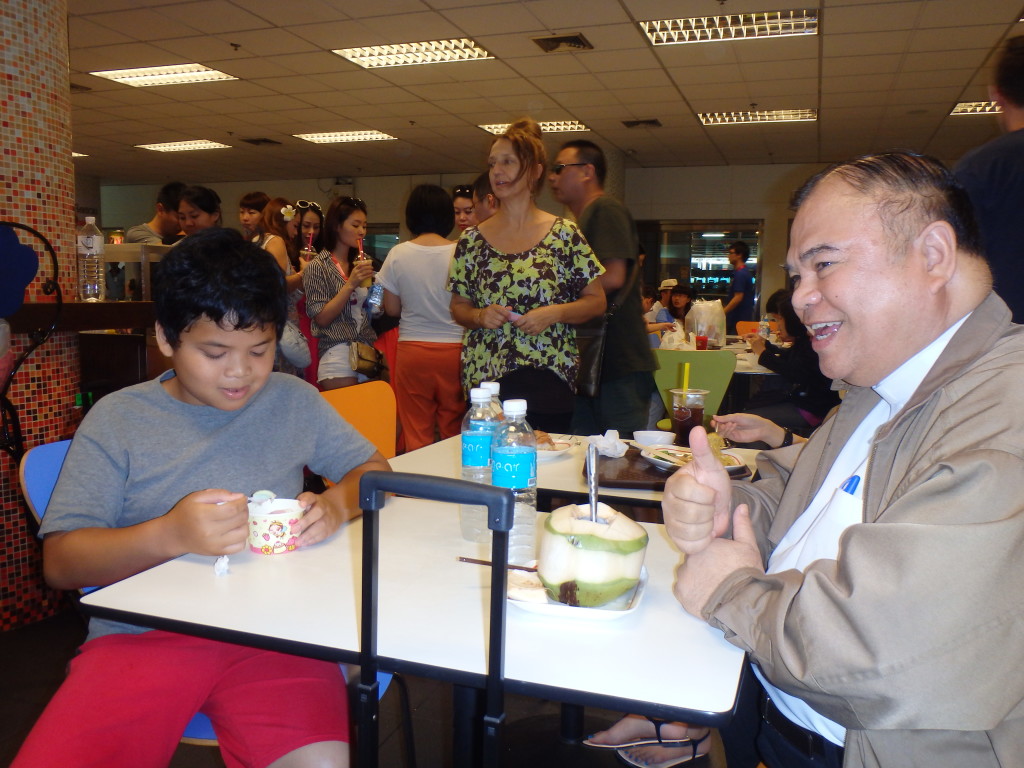 Ice cream, buko, and bonding. Priceless.