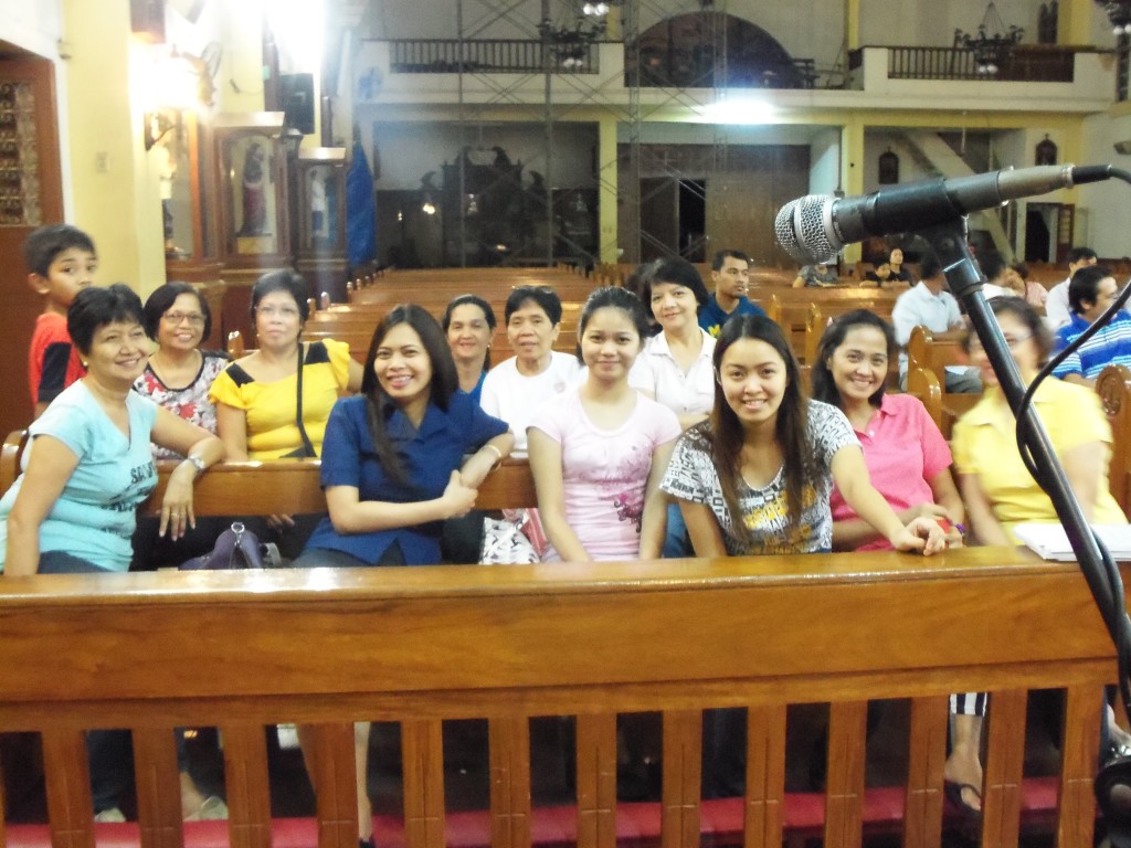 Special thanks to the choir for sharing your voices to make Nanay and our family happy and most of all to praise God!