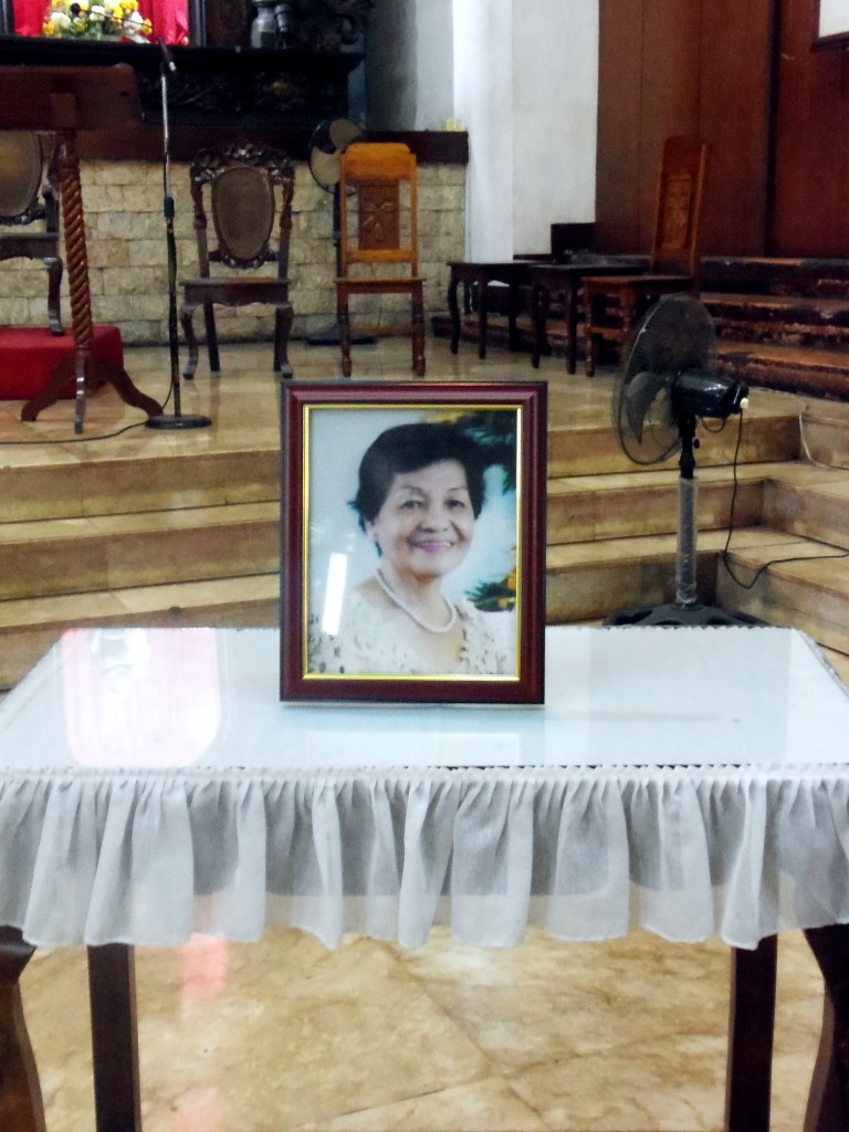 Goodbye Nanay! We are happy that you are with the Father!